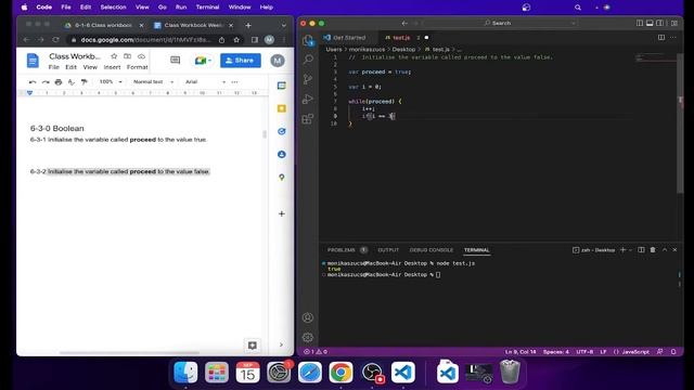 JavaScript Data Type Boolean Example 2 (Booklet 6-3-2) смотреть онлайн