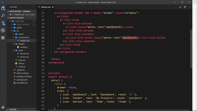 Vuetify Tutorial #10 - Lists смотреть онлайн