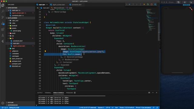 Welcome & Login Screen - Flutter UI - Speed Code смотреть онлайн