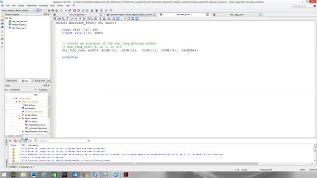 Seven Segment Display Verilog Case Statements смотреть онлайн