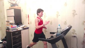 Тренировка на беговой дорожке || 15300 метров за 60 минут || бежим вместе :)