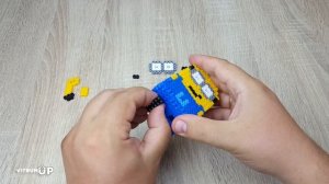 КАК СДЕЛАТЬ МИНЬОНА ИЗ ТЕРМОМОЗАИКИ / How to make Perler beads Minion / VitrumUP