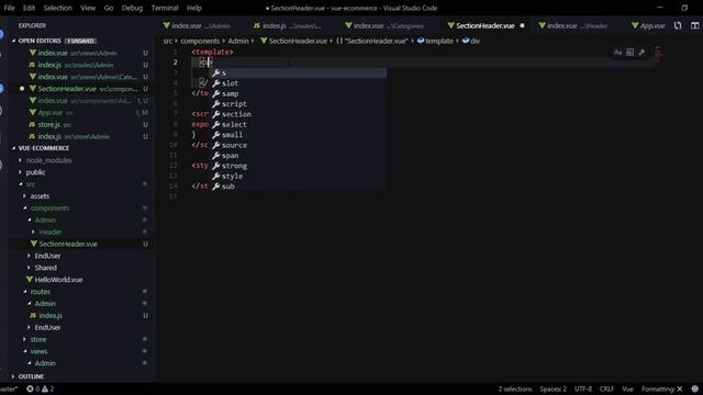 13-Let's Code - project 4 (Vue + Firebase) - Section Header component (part-1) [Arabic] смотреть онлайн