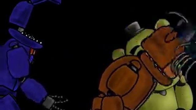 монстор бонни против олд аниматроников и фредбера смотреть онлайн