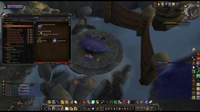 Where to craft Demonsteel Bar WoW Blacksmithing смотреть онлайн
