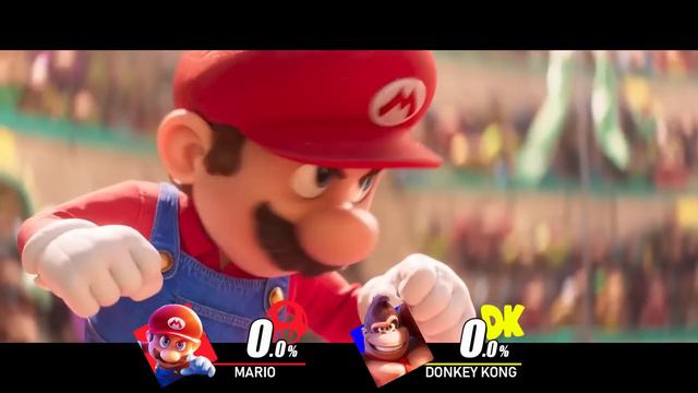 Mario Movie REMAKE w/ Classic Smash Bros & DK Effects смотреть онлайн