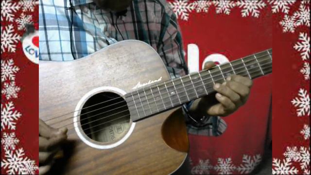 "Jingle Bells" song | Christmas Songs|Guitar Play explanation in kannada|Song on guitar with Tabs смотреть онлайн