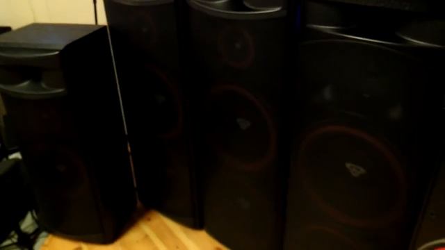 Cerwin-Vega! XLS-215 X 4, CLS-215, HFA-18, XLS-12, XLS-6 X 6, VE-15 And VE-12 First LOUD Test!