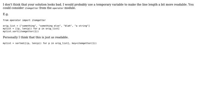 Code Review: Sorting strings by length - functional Python (5 Solutions!!) смотреть онлайн