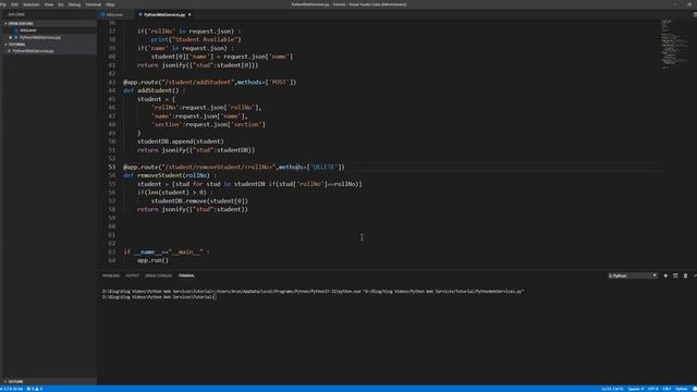 #8 Python WebServices Delete Student Details смотреть онлайн