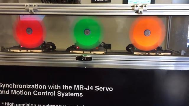 Mitsubishi Servo Motor Synchronization Demonstration смотреть онлайн