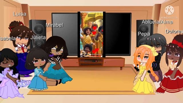 Encanto girl characters react to videos/TikToks #Gachaclub #Encanto #gacha #reaction смотреть онлайн