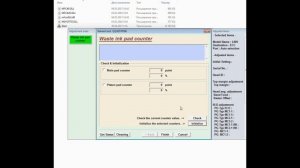 Бесплатное обнуление счетчика памперса принтера L805, L1800, L1300...