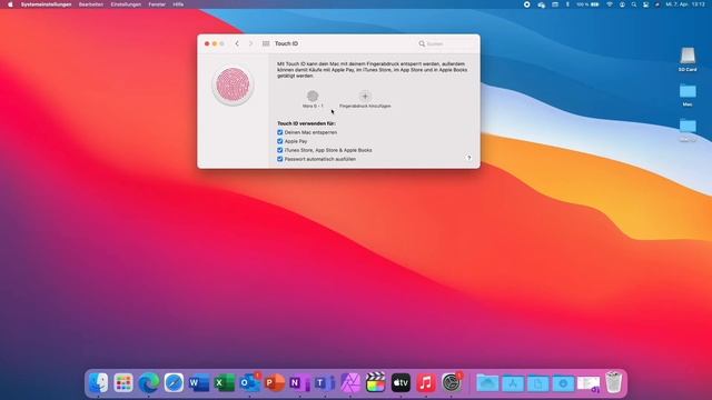 MacBook Touch ID löschen