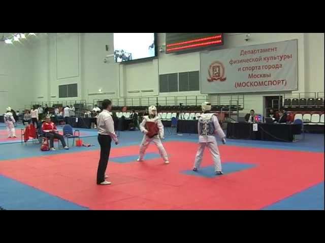Taekwondo WTF. Чемпионат Москвы. 02.12.2012. Комлева-Миронова. смотреть онлайн