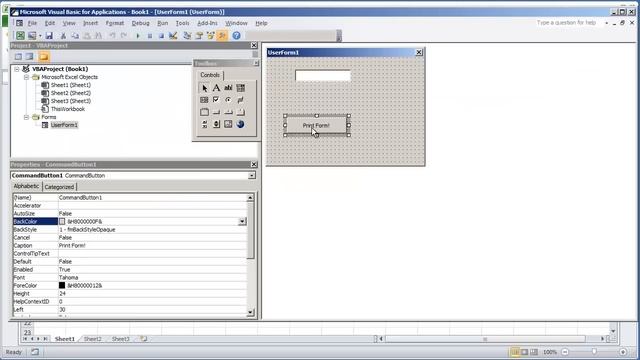 VBA Excel 2010 - How to Print a UserForm using VBA смотреть онлайн