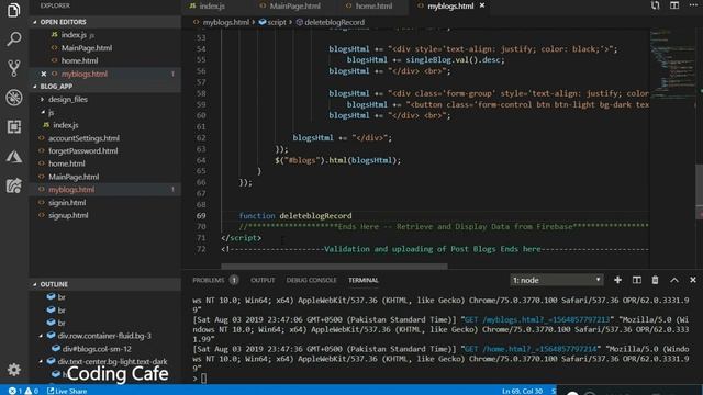 Web App Firebase Tutorial 2019 - Delete Data From Firebase - Firebase Web CRUD Tutorial 14 смотреть онлайн