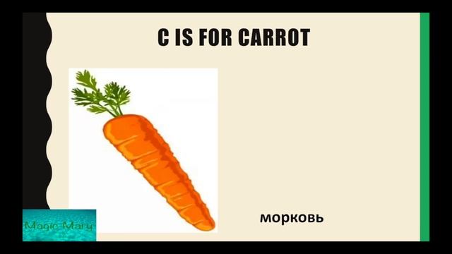 The letter С / C words /Учим английские слова на букву C смотреть онлайн