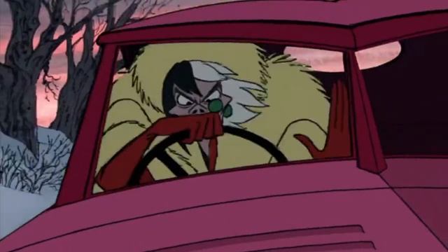 101 DALMATIANS CRUELLA DE VIL CRAZY DRIVING SCENE смотреть онлайн