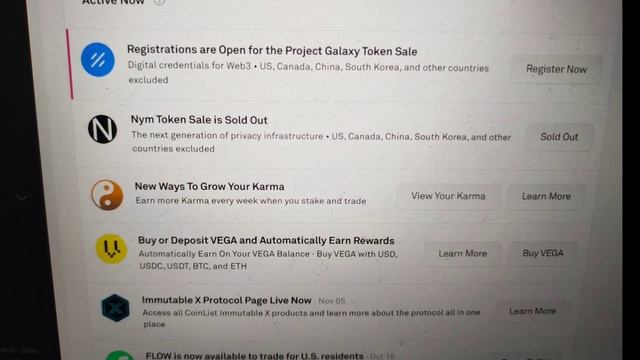 ?Новый Tokensale Project Galaxy (GAL) на Coinlist ? смотреть онлайн