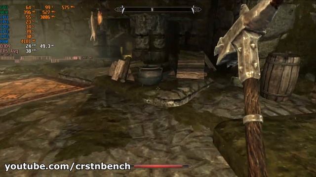 Intel Core 2 Quad Q6600 \ Nvidia Geforce 9500 GS \ The Elder Scrolls V: Skyrim @1360x768 смотреть онлайн