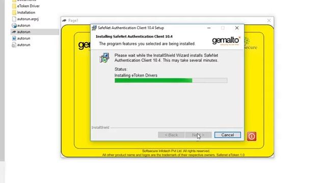 How to install eToken Driver Windows OS смотреть онлайн