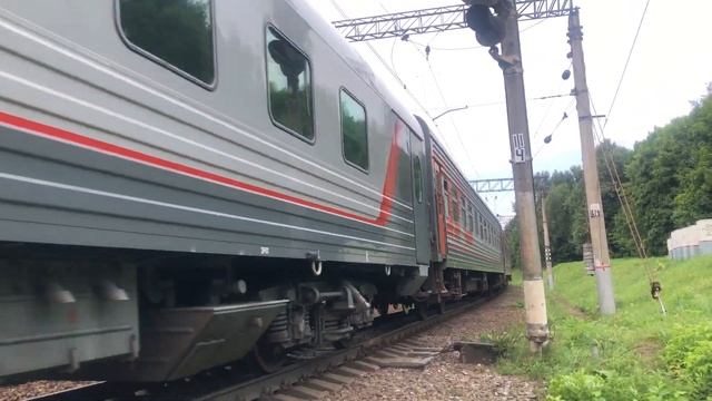ЧС7-244 На перегоне Булатниково-Бирюлёво-Пассажирская смотреть онлайн