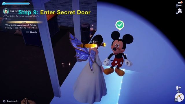 Secret Door in Disney Dreamlight Valley: Secret Hidden Room and Enchanting Fountain смотреть онлайн