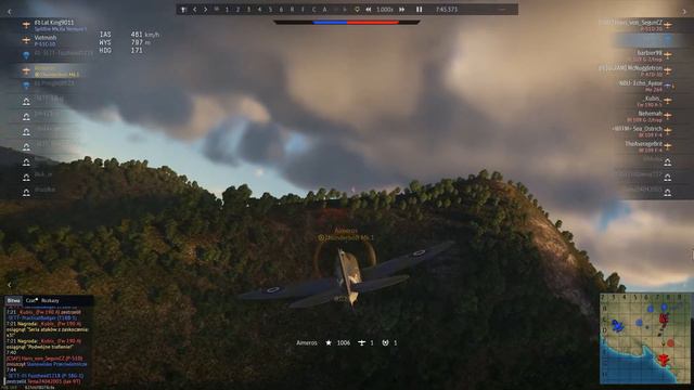 War thunder Thunderbolt Mk I - British super fighter смотреть онлайн