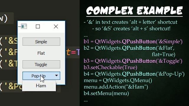 PySide + PyQt | QPushButton + Signals in 3 Minutes смотреть онлайн