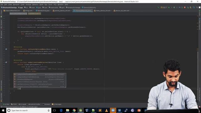 Android Project: Bluetooth Chat Application - Part 3 - Listing All Nearby Device смотреть онлайн