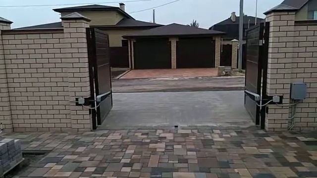 Распашные ворота Prestige с приводом Comunello смотреть онлайн