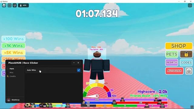 Race Clicker || Auto Win, Auto Click, Anti Afk Script GUI смотреть онлайн