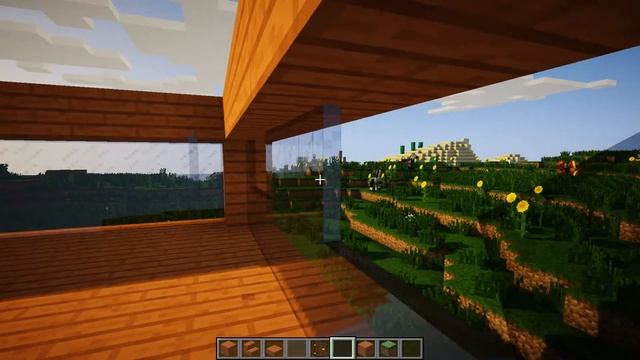 Как построить большой стильный двухэтажный дом в Minecraft 1.13.2 #1 смотреть онлайн