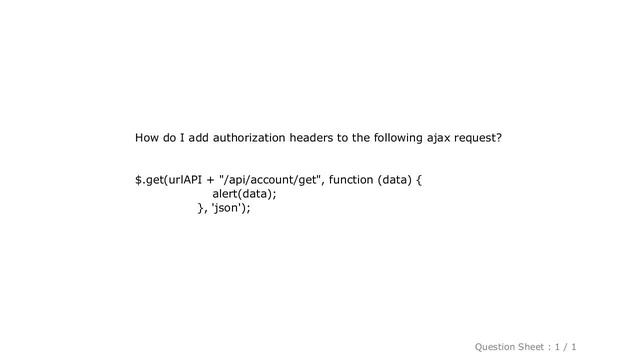 jQuery : How to set headers to $.get() or $.post() function смотреть онлайн