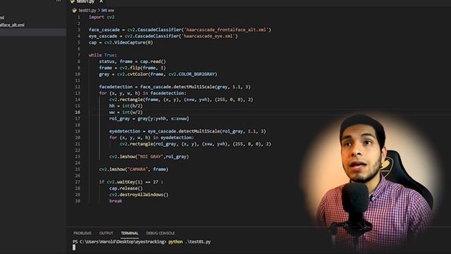 VISION ARTIFICIAL | EyesTracking | OpenCV смотреть онлайн