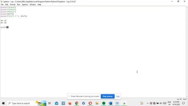 Python Course- Print, variable and Loop смотреть онлайн