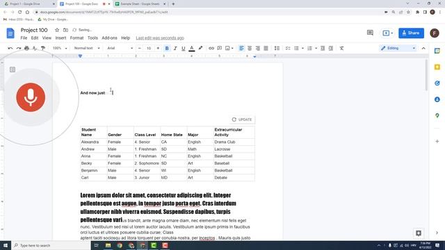 Google Sheets Tutorial - Voice Typing смотреть онлайн