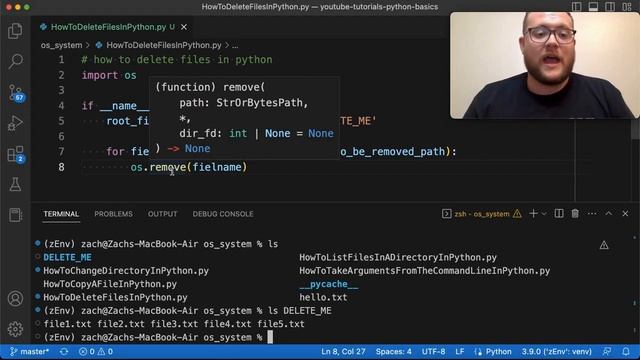 How To Delete Files In Python смотреть онлайн