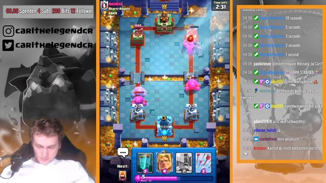 Zagrajmy ze streamers w grę game Clash Royale gameplay cz.17 смотреть онлайн