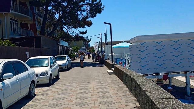 Пляж Огонёк Адлер Сочи -начало Июля 2022 тепло Морюшко Супер))) 🌊☀ смотреть онлайн