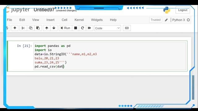 Creating CSV file using #pandas смотреть онлайн