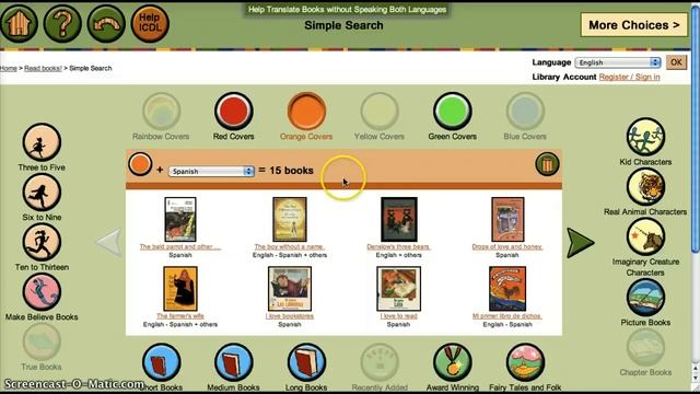 How to use the International Children's Digital Library website смотреть онлайн