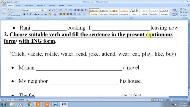 SP0KEN ENGLISH 4U Chapter 9 Present Continuous Tense смотреть онлайн