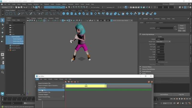 Putting multi-animations from Maximo to Maya 2023 смотреть онлайн