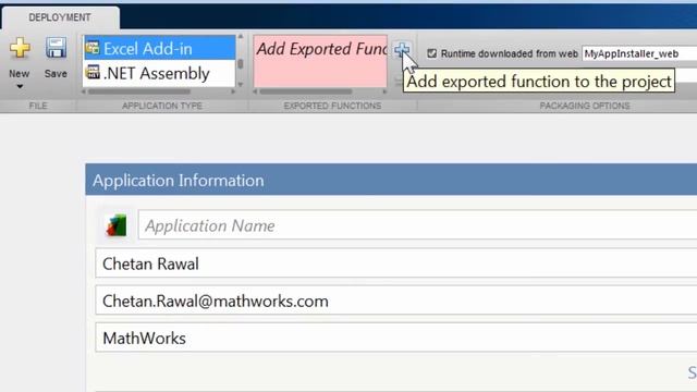 Getting Started Excel Add Ins Using MATLAB Compiler смотреть онлайн