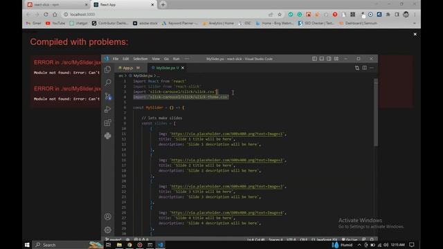 React Slick Tutorial | React Slick in React Js | React Slick Slider | Slick Slider React смотреть онлайн