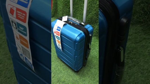 Обзор недорогого Чемодана ABS пластик, ручная кладь с кодовым замком смотреть онлайн