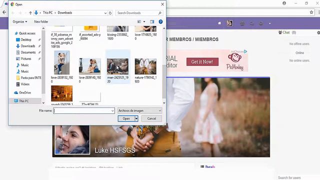 Change Photo And Banner. Alterar Foto E Banner. Cambiar Foto Y Pancarta.