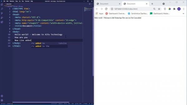 How to install live server in visual studio code